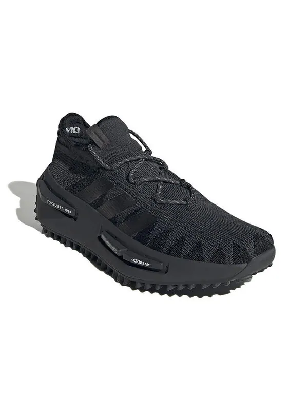 Кроссовки район x nmd_s1 Adidas — изображение 2 из 4, черный/черный/белый