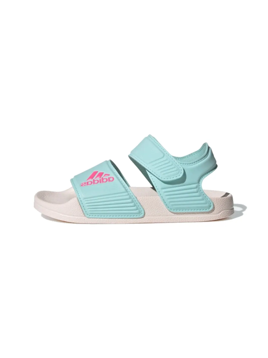 (PS) Сандалии Adidas Adilette 'Бирюзово-белые' — изображение 1 из 5, белый