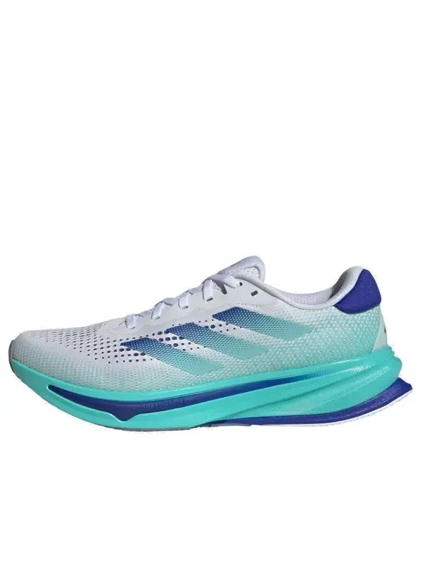 Кроссовки supernova rise 'white lucid blue aqua' Adidas — изображение 1 из 4, белый/синий