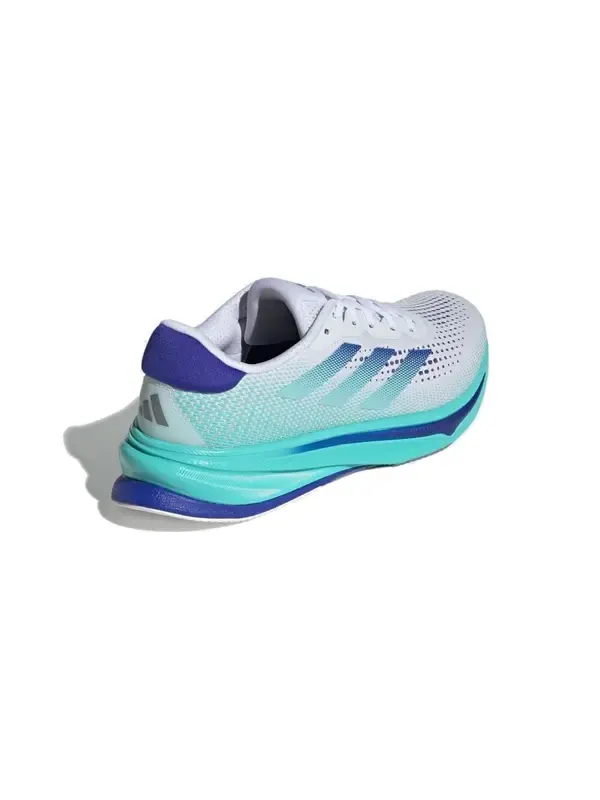 Кроссовки supernova rise 'white lucid blue aqua' Adidas — изображение 3 из 4, белый/синий