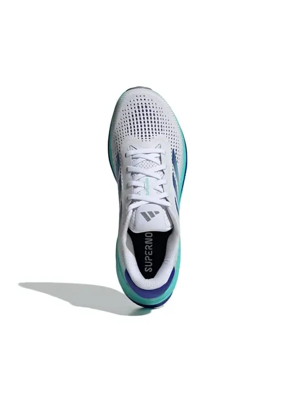Кроссовки supernova rise 'white lucid blue aqua' Adidas — изображение 4 из 4, белый/синий