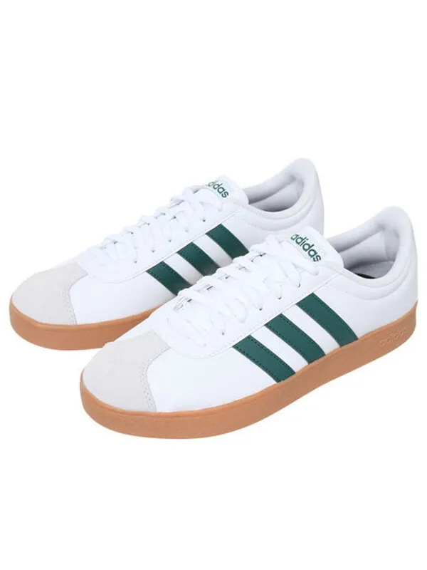 Кроссовки суд vl база Adidas — изображение 1 из 3, белый/зеленый/бежевый