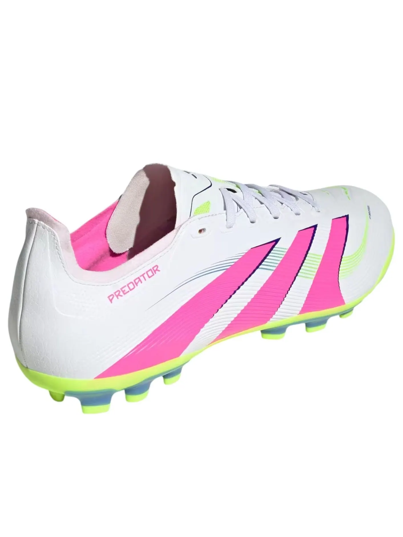 Кроссовки adidas Predator League AG 'Cloud White Lucid Pink Lucid Lemon' — изображение 5 из 6, белый