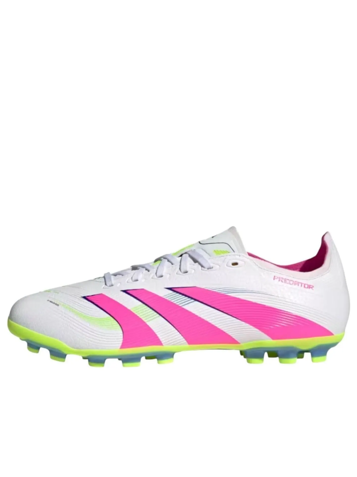 Adidas Predator League AG 'Cloud White Lucid Pink Lucid Lemon' — изображение 1 из 6, белый/розовый