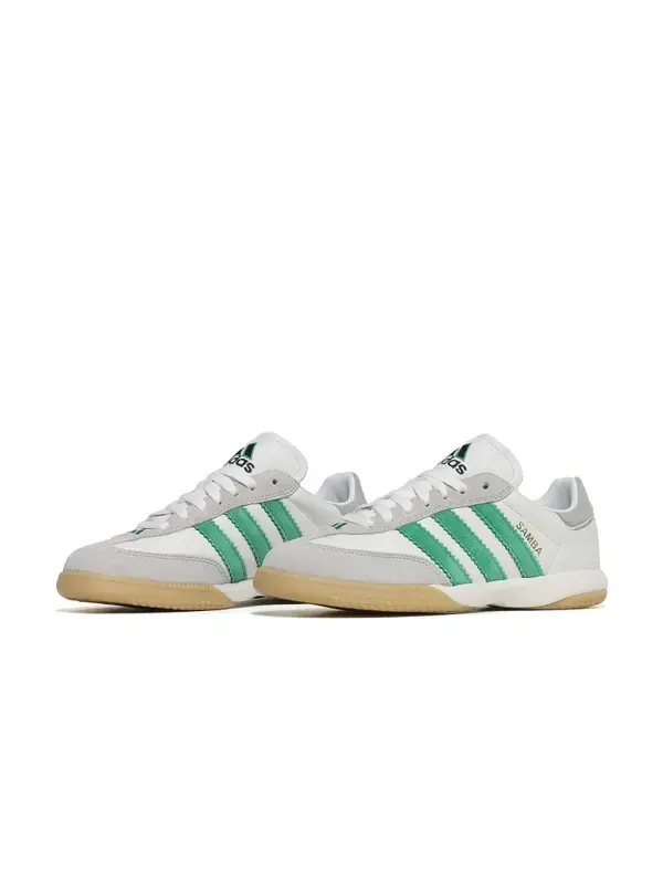Кроссовки самба mn Adidas — изображение 3 из 4, белый/зеленый