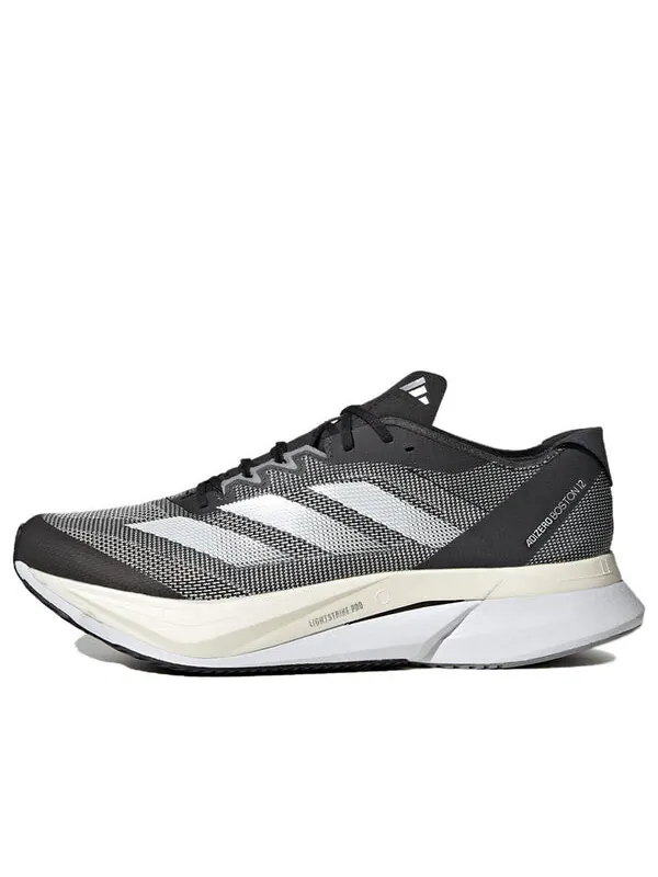 Кроссовки adizero boston 12 Adidas — изображение 1 из 4, черный/белый