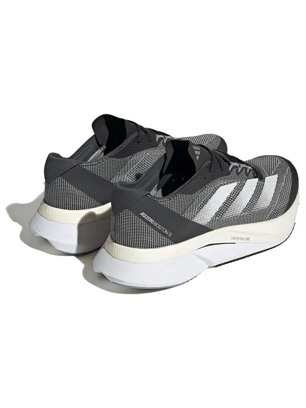 Кроссовки adizero boston 12 Adidas — изображение 4 из 4, черный/белый