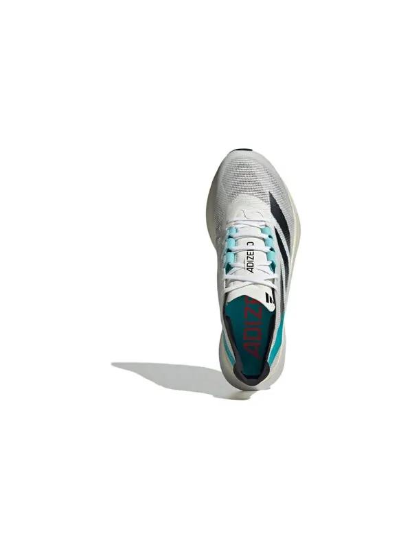 Кроссовки Adidas Adizero Boston 12 Running Shoes 'White Light Aqua' — изображение 4 из 4, белый/светлый голубой