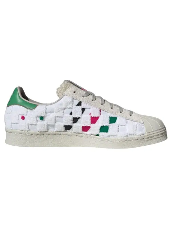 Кроссовки оригиналы суперзвезда 80-х x хан мейлин Adidas — изображение 2 из 4, белый/черный/зеленый