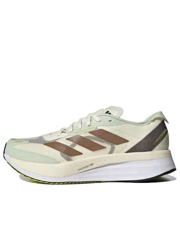 Кроссовки adizero boston 11 шанхайский марафон Adidas — изображение 1 из 4, белый/зеленый/коричневый