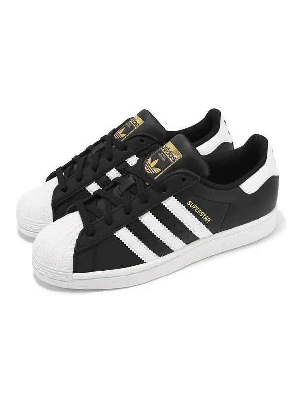 Кроссовки superstar 'black white gold' Adidas — изображение 3 из 3, черный/белый/черный