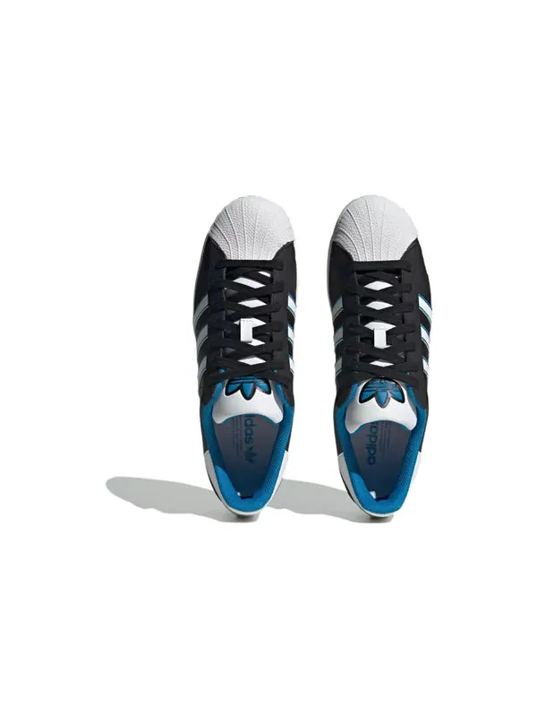 Кроссовки superstar 'black bright blue' Adidas — изображение 4 из 4, черный/белый/яркий синий