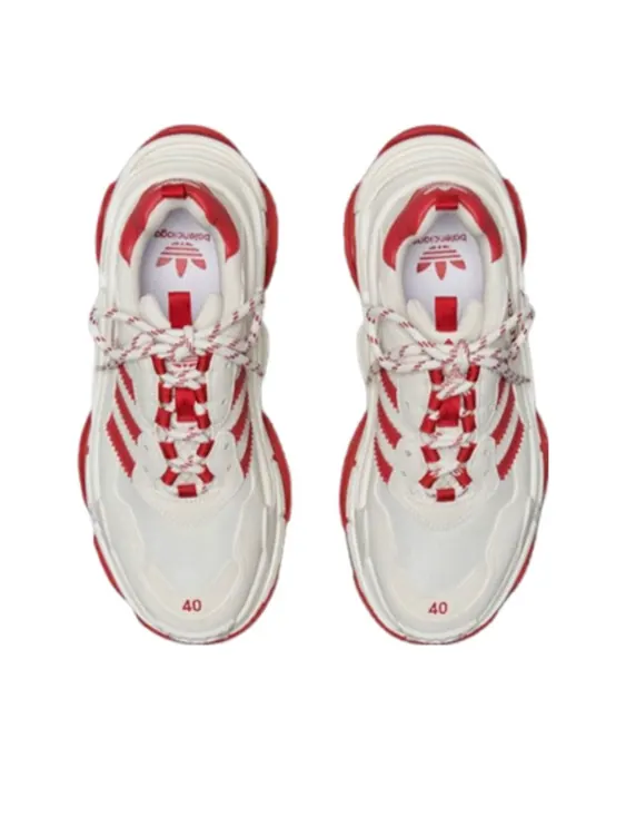 (WMNS) Balenciaga x Adidas Triple S 'White Red' — изображение 2 из 3, белый/красный