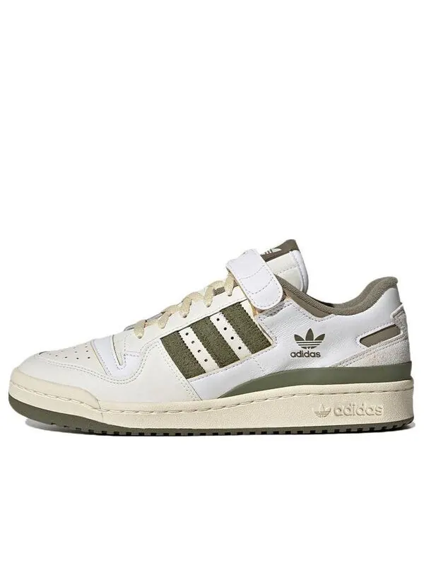 Кроссовки оригиналы форум 84 низкие Adidas — изображение 1 из 4, белый/зеленый