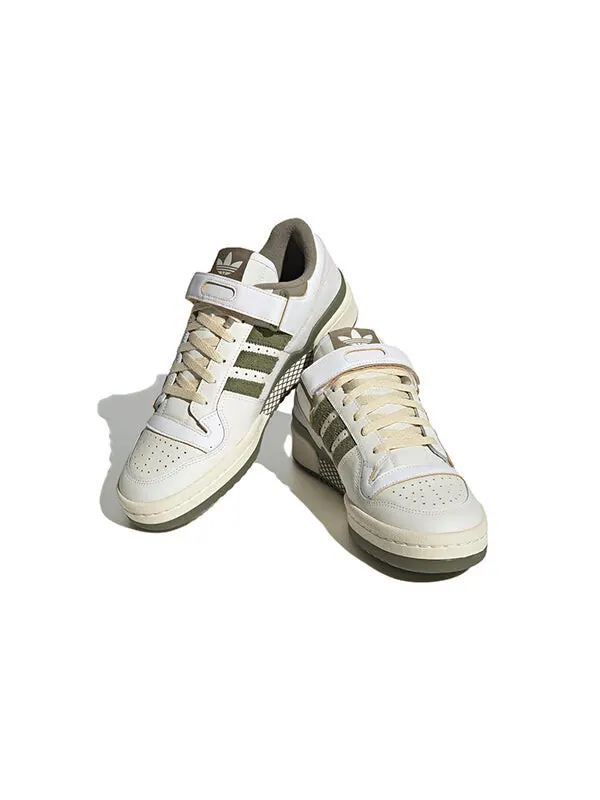Кроссовки оригиналы форум 84 низкие Adidas — изображение 3 из 4, белый/зеленый