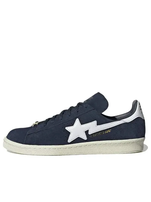 Кроссовки xa bathing ape кампус 80-х Adidas — изображение 1 из 4, темно-синий/белый/белый