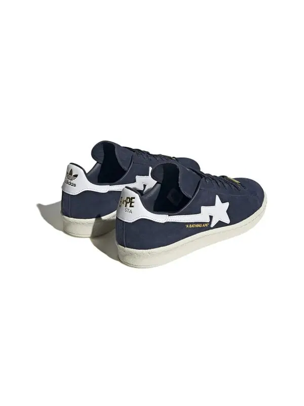 Кроссовки xa bathing ape кампус 80-х Adidas — изображение 4 из 4, темно-синий/белый/белый