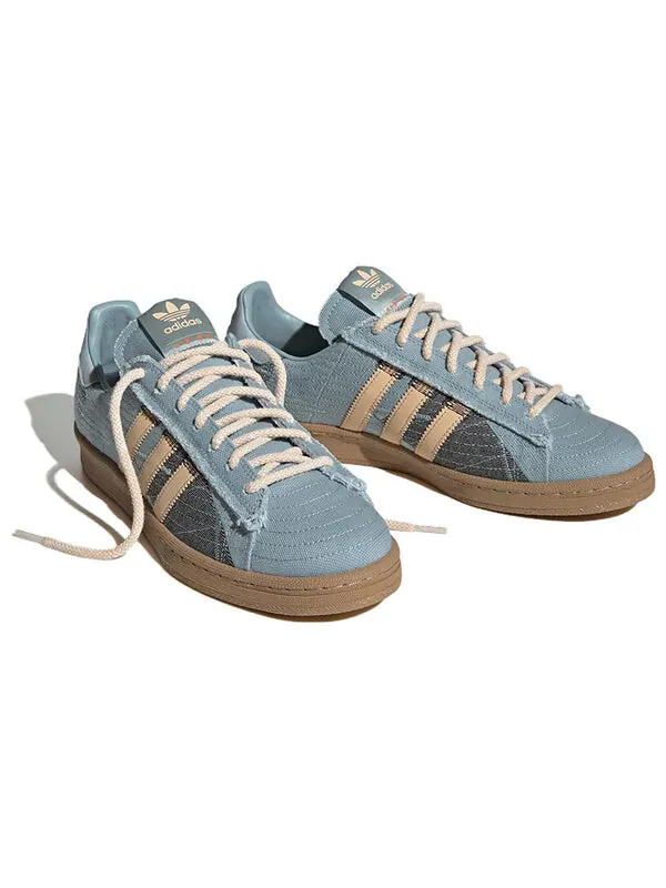 Кроссовки кампус 80-х Adidas — изображение 3 из 4, серый/синий/коричневый