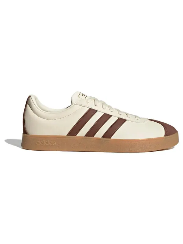 Кроссовки vl court 2.0 Adidas — изображение 2 из 4, кремовый/коричневый
