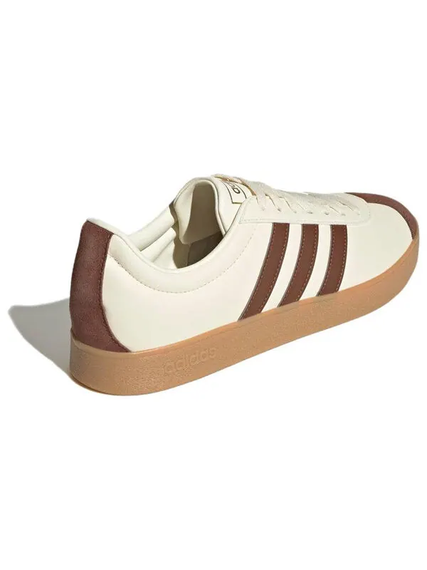 Кроссовки vl court 2.0 Adidas — изображение 3 из 4, кремовый/коричневый