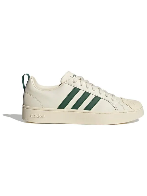 Кроссовки нео стритчек кроссовки Adidas — изображение 2 из 4, кремовый белый/зеленый