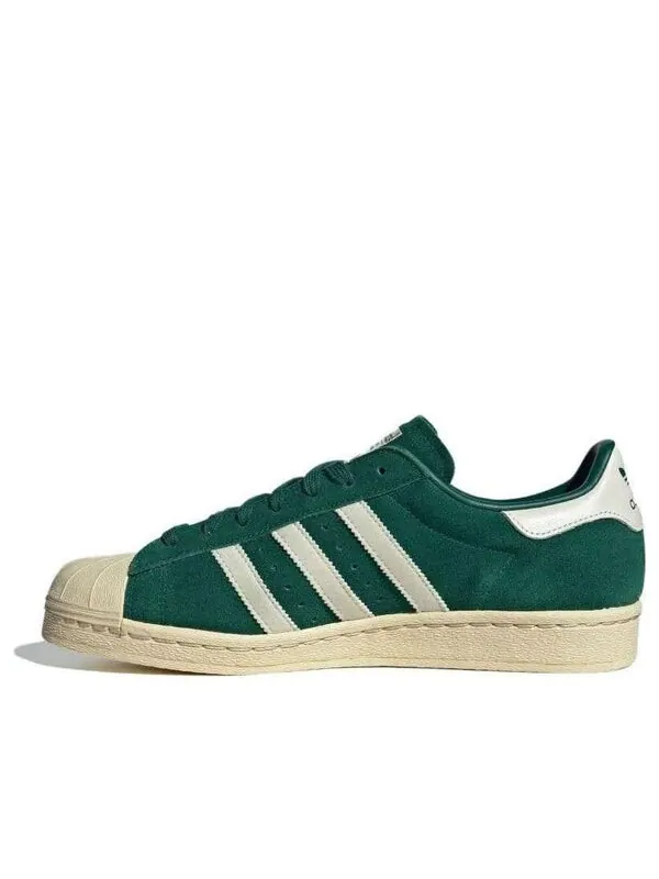 Кроссовки суперзвезда 82 Adidas — изображение 1 из 4, зеленый/бежевый