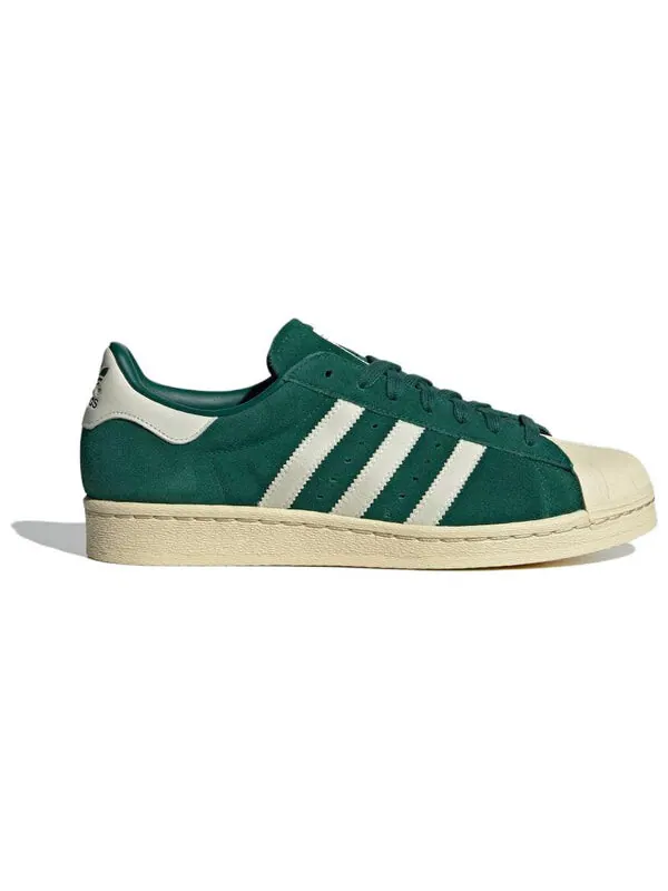 Кроссовки суперзвезда 82 Adidas — изображение 2 из 4, зеленый/бежевый
