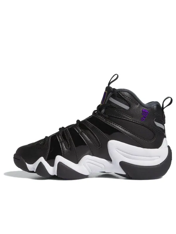 Кроссовки 8 Adidas Crazy — изображение 1 из 4, черный/фиолетовый/белый