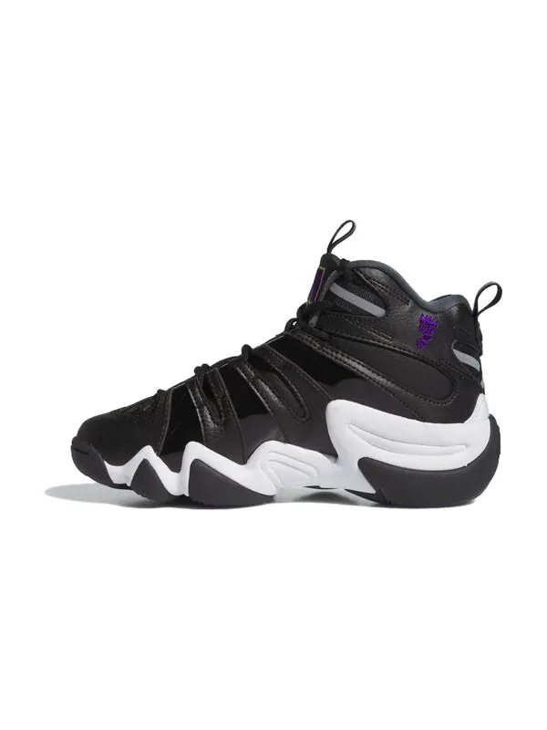 Кроссовки 8 Adidas Crazy — изображение 2 из 4, черный/фиолетовый/белый