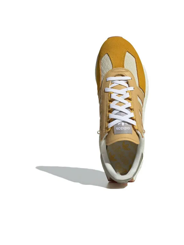 Кроссовки оригиналы ретро e5 boost Adidas — изображение 3 из 3, желтый/серый/белый