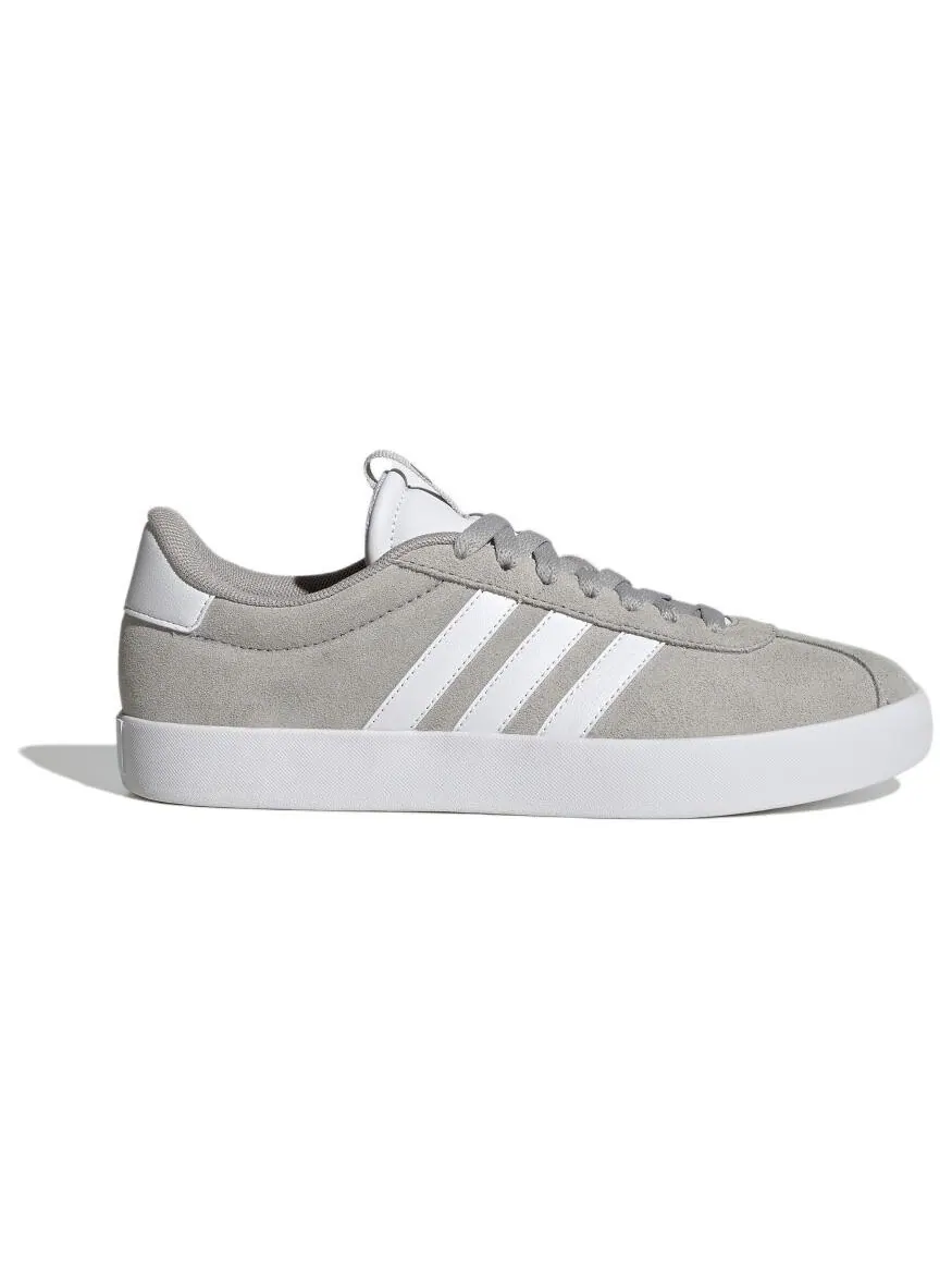 Кроссовки Adidas Vl Court 3.0 Grey Cloud White Silver Metallic Women's — изображение 2 из 6, серый