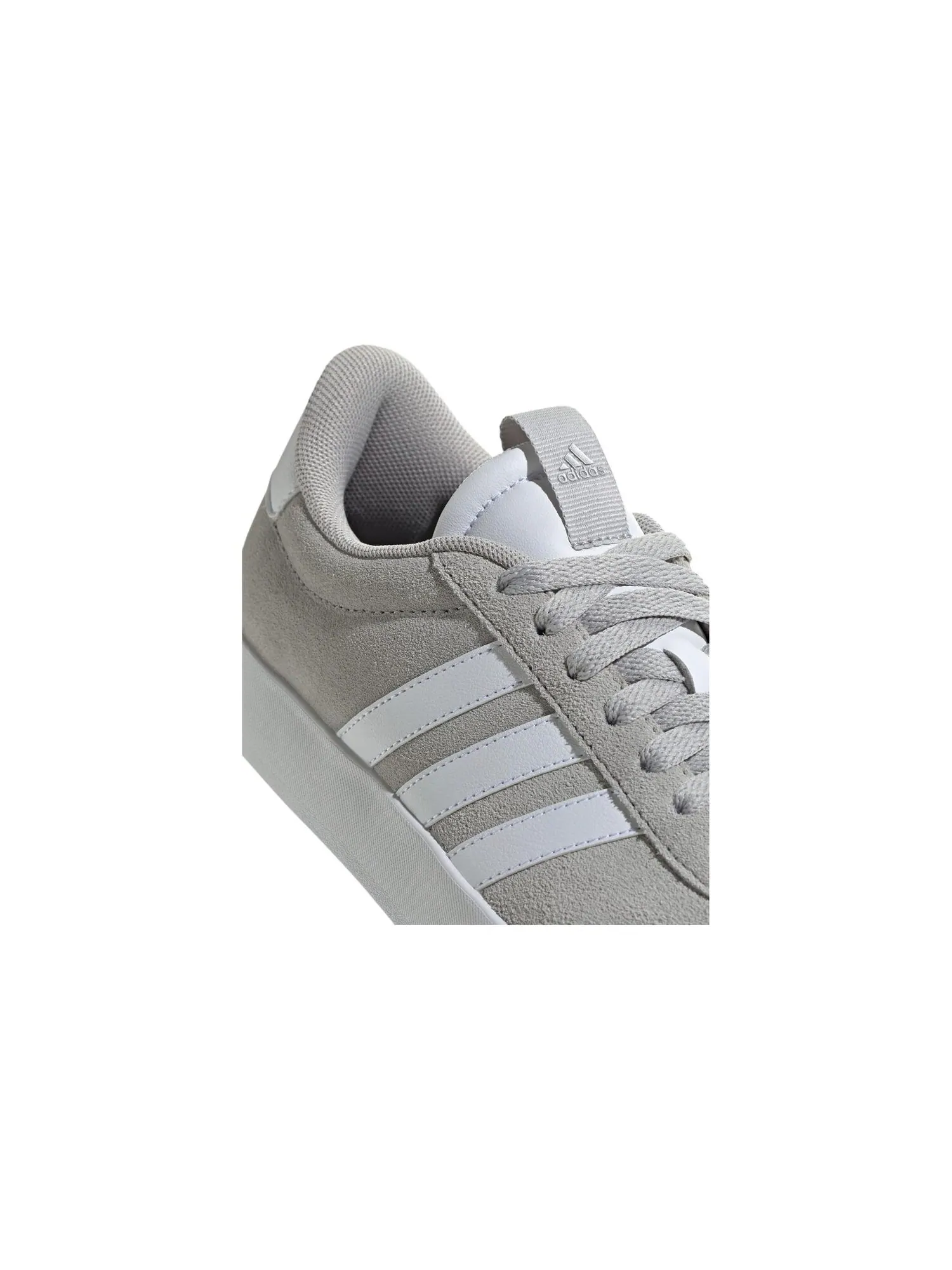 Кроссовки Adidas Vl Court 3.0 Grey Cloud White Silver Metallic Women's — изображение 6 из 6, серый
