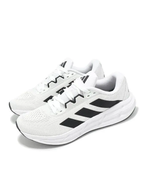 Кроссовки questar 3 'cloud white black' Adidas — изображение 3 из 4, белый/черный/серый