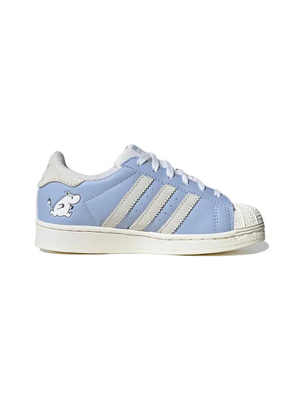 Кроссовки оригинальные superstar 360 x moomin кроссовки Adidas — изображение 2 из 4, синий/белый/белый
