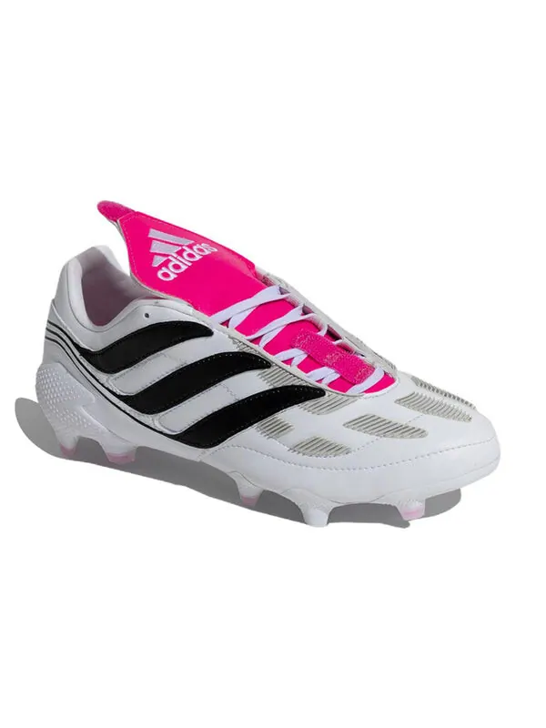 Кроссовки Predator Precision.1 FG Adidas — изображение 3 из 4, белый/черный/розовый