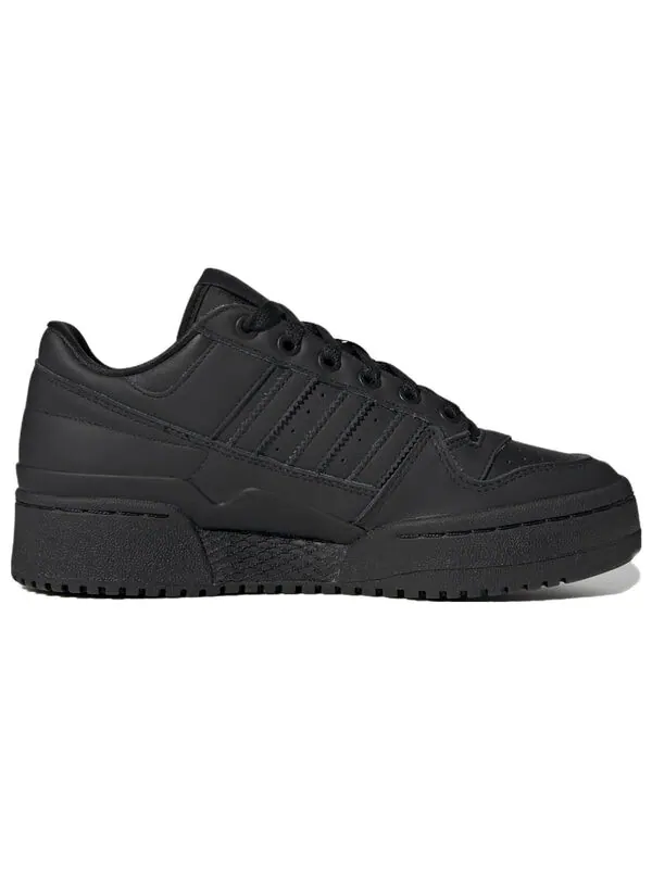 Кроссовки форум смелые полосы Adidas — изображение 2 из 4, черный/черный/белый