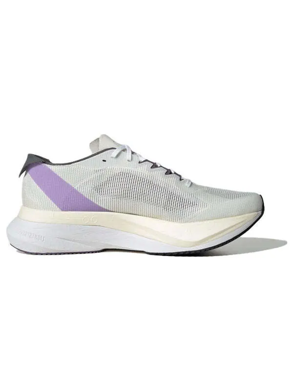 Кроссовки (WMNS) Adidas Adizero Boston 12 Running Shoes 'Cloud White Purple' — изображение 2 из 4, белый/фиолетовый