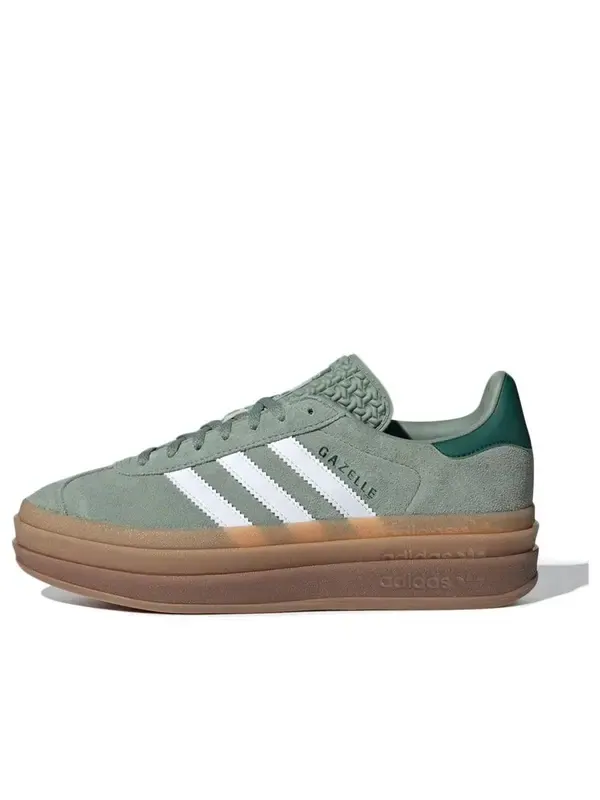 Кроссовки (WMNS) adidas Gazelle Bold 'Silver Green Gum' — изображение 1 из 1