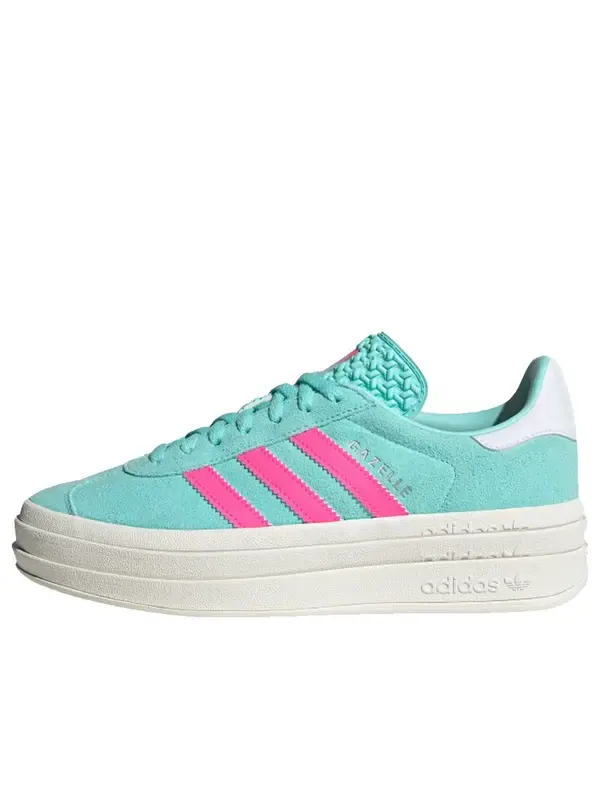 Кроссовки газель обувь Adidas — изображение 1 из 4, голубой/розовый/белый