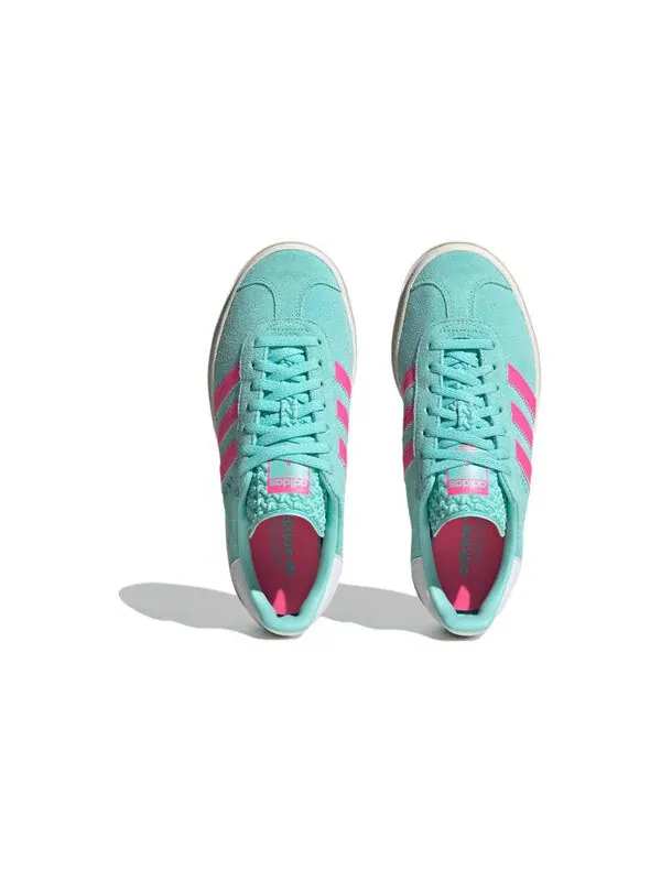 Кроссовки газель обувь Adidas — изображение 4 из 4, голубой/розовый/белый