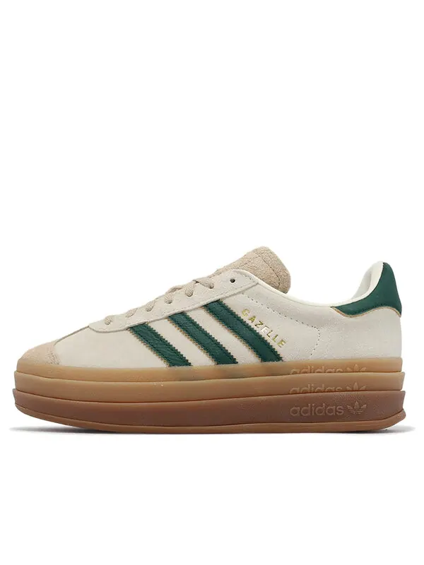 Кроссовки (WMNS) adidas Gazelle Bold 'Cream Collegiate Green' — изображение 1 из 4