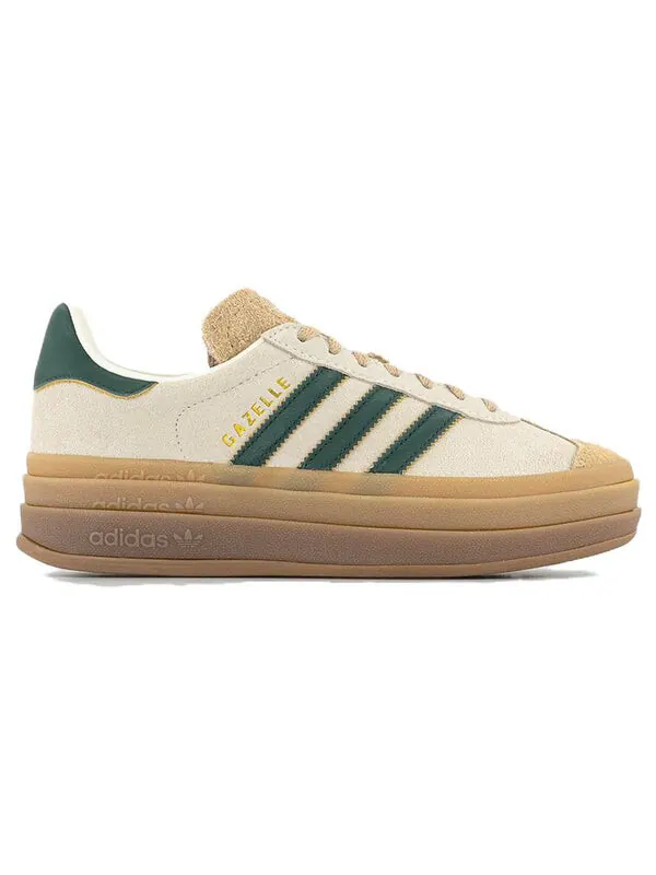 Кроссовки (WMNS) adidas Gazelle Bold 'Cream Collegiate Green' — изображение 2 из 4
