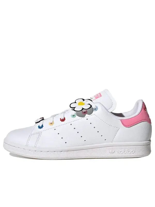 Кроссовки hello kitty x stan smith Adidas — изображение 1 из 4, белый/белый/розовый