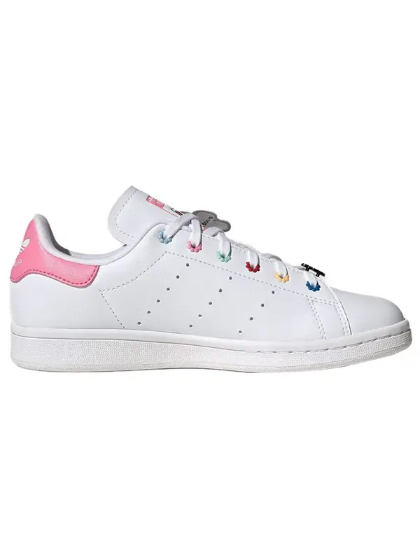Кроссовки hello kitty x stan smith Adidas — изображение 2 из 4, белый/белый/розовый