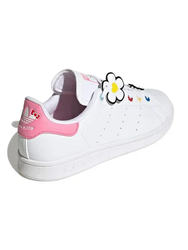 Кроссовки hello kitty x stan smith Adidas — изображение 3 из 4, белый/белый/розовый