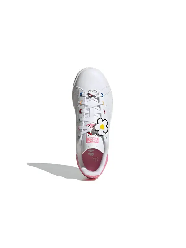 Кроссовки hello kitty x stan smith Adidas — изображение 4 из 4, белый/белый/розовый