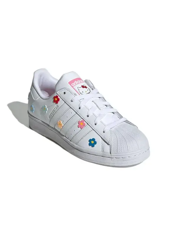 Кроссовки оригинальные superstar x hello kitty shoes Adidas — изображение 3 из 4, белый