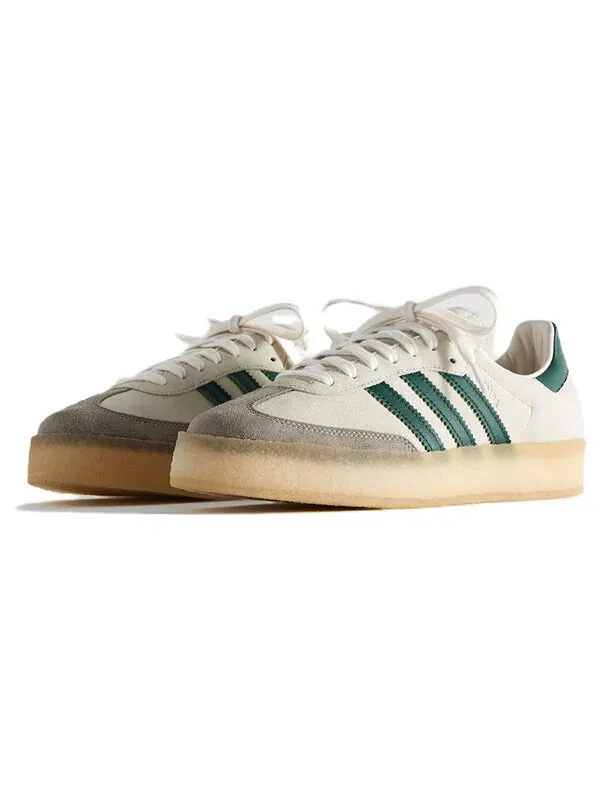 Кроссовки x Ронни Фиг x Кларкс Самба на 8-й улице Adidas — изображение 2 из 4, кремовый/зеленый