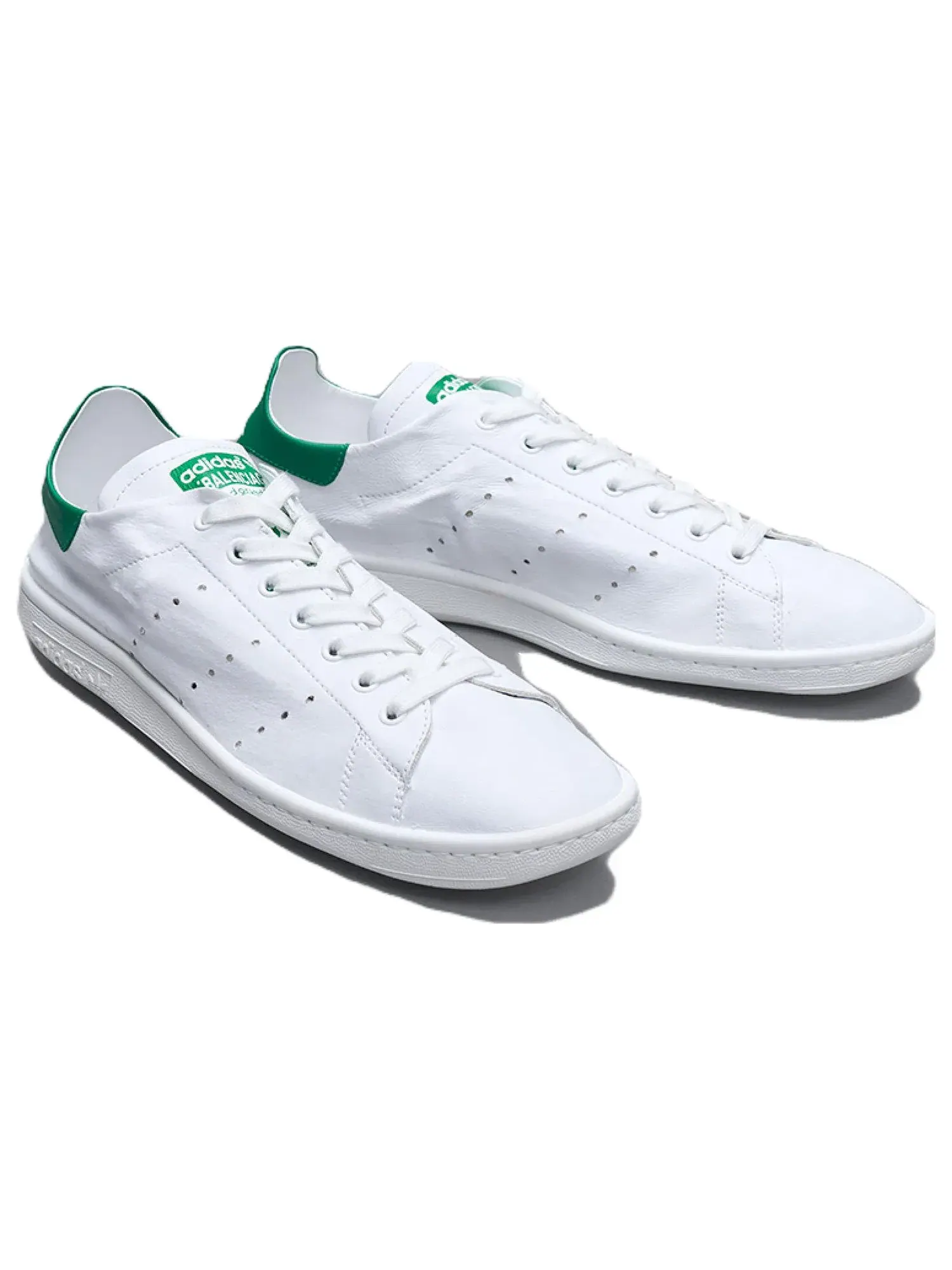 Кроссовки Balenciaga x Adidas originals StanSmith 'White Green' ID7564 — изображение 2 из 5, белый