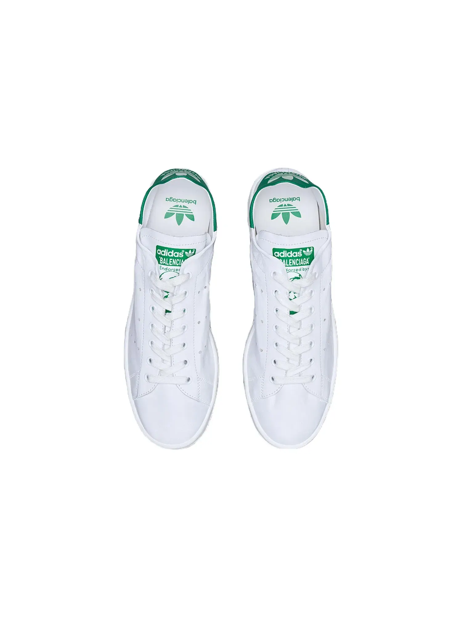 Кроссовки Balenciaga x Adidas originals StanSmith 'White Green' ID7564 — изображение 4 из 5, белый
